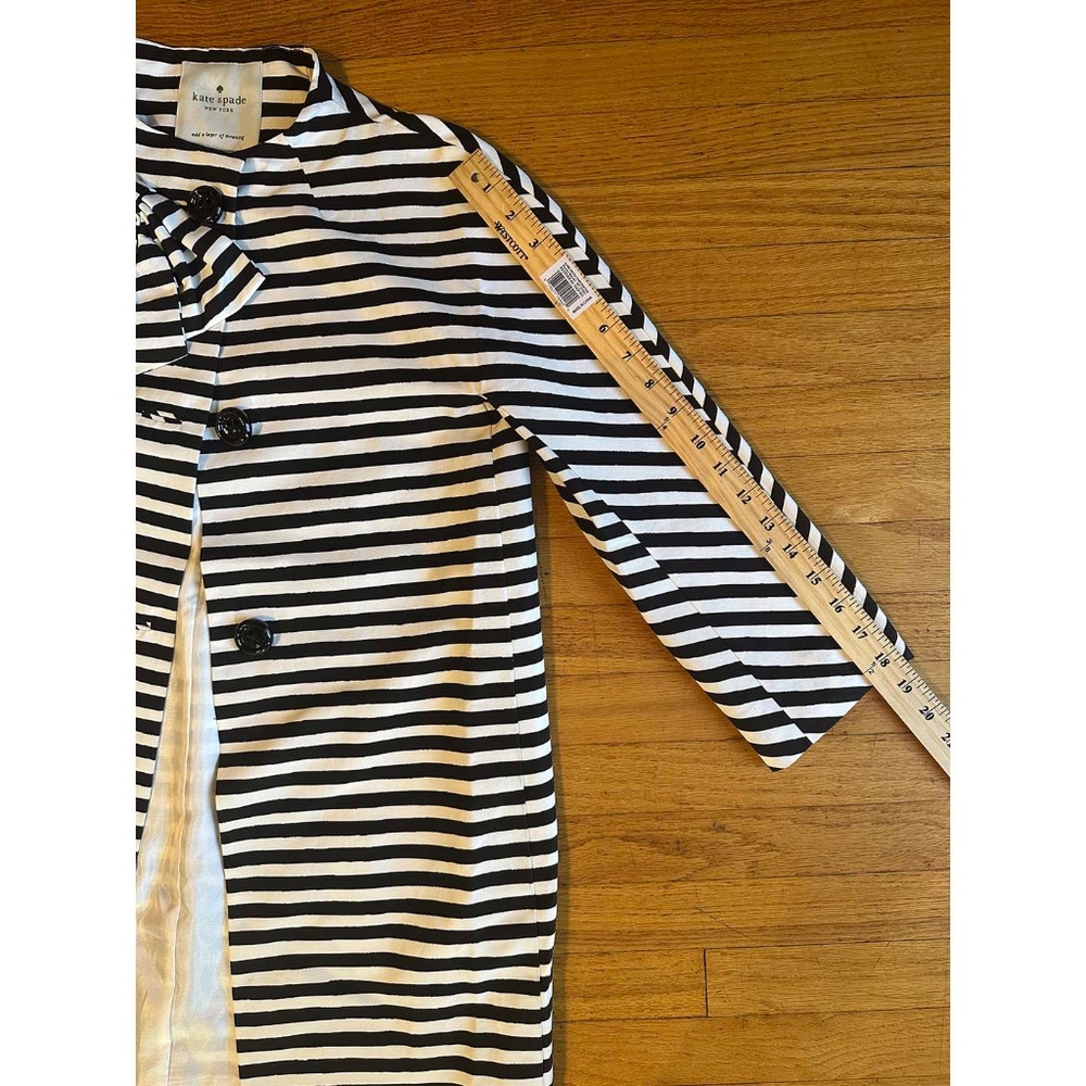 Kate Spade New York striped Dorothy coat - Picture 9 of 11